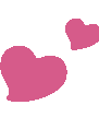 Gif animé coeurs qui volent